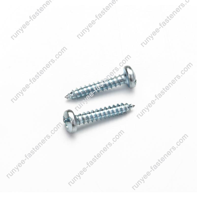 DIN7981 Phillips and Slotted Pan Head Self Tapping Screw AB Thread